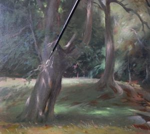 Detail of Forest with riggeur brush