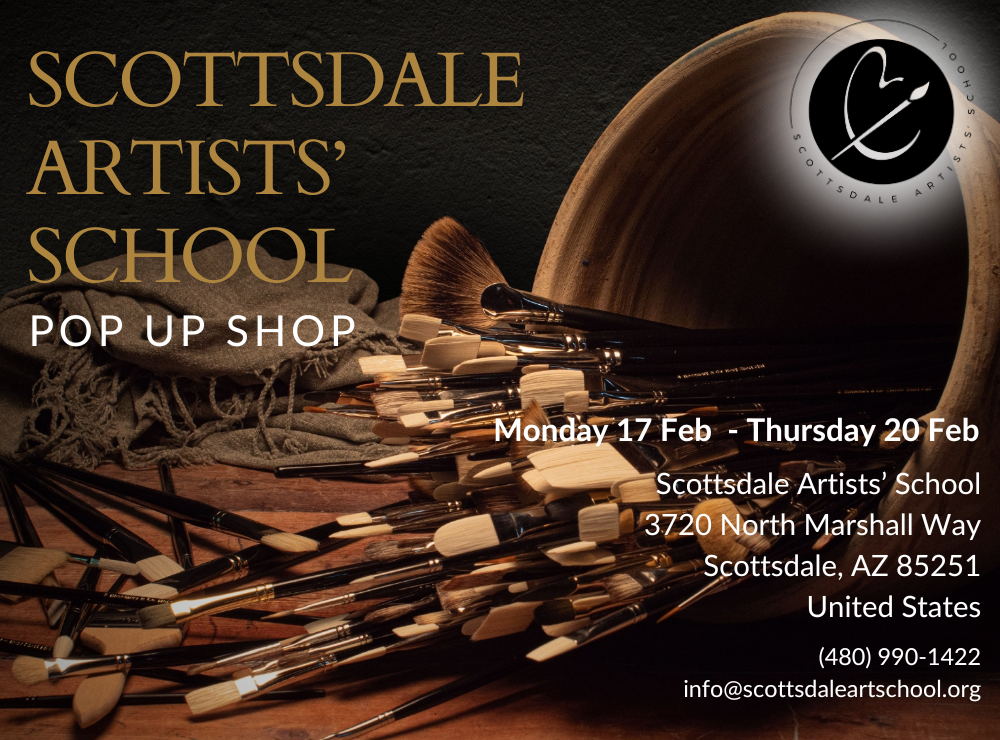 SCOTTSDALE ARTISTS’ SCHOOL – POP UP SHOP