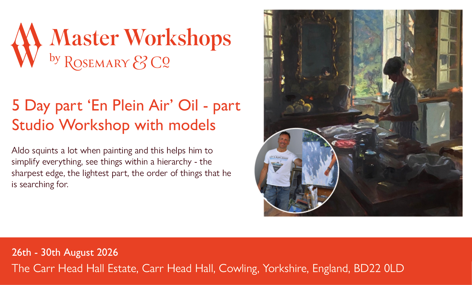 Aldo Balding – Master Workshops by Rosemary & Co