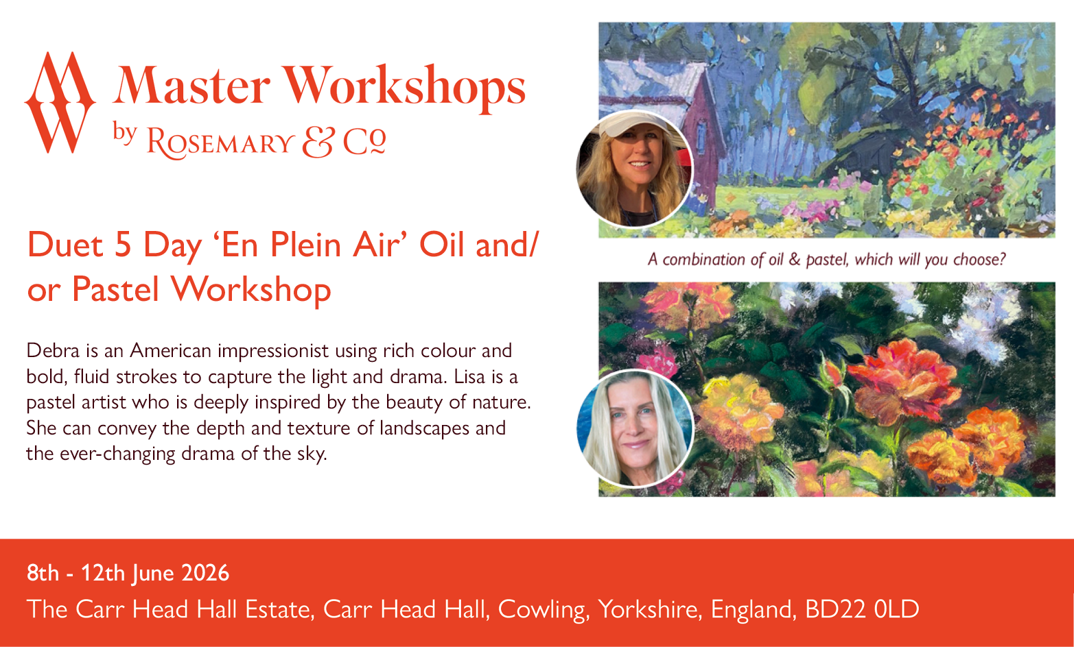Debra Huse & Lisa Skelly – Master Workshops by Rosemary & Co