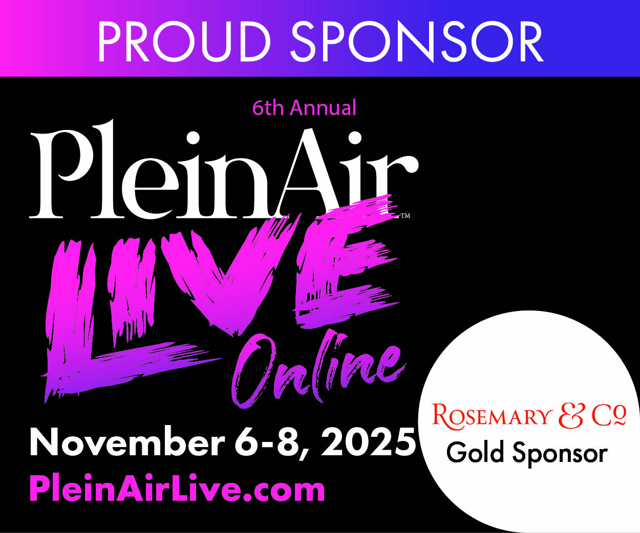 6th Annual Plein Air Live